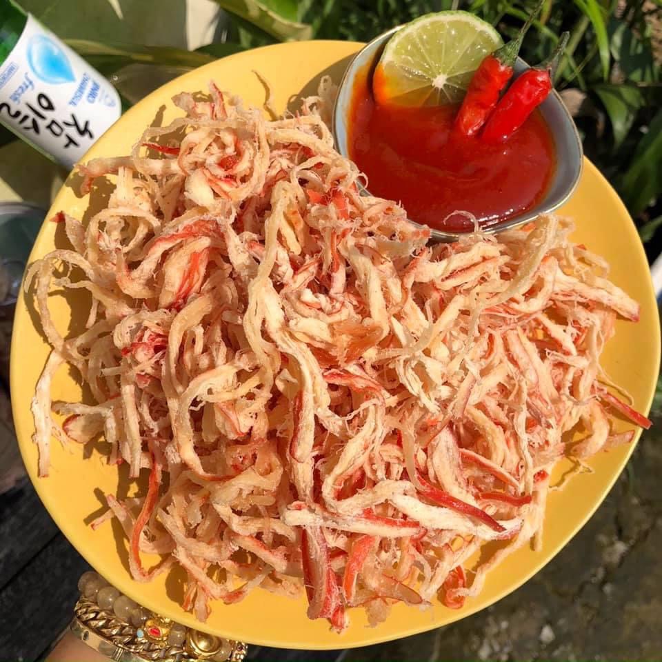 🦑🦑 Mực sợi hấp nước dừa 🦑🦑hủ 300gr🦑🦑 món nhậu
