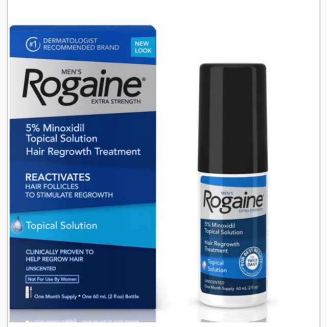 [HCM]Dung dịch mọc tóc nam Rogaine Minoxidil 5% Extra Strength