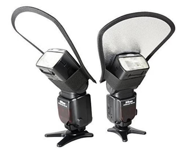 Tản sáng 2 mặt tai gấu cho đèn flash