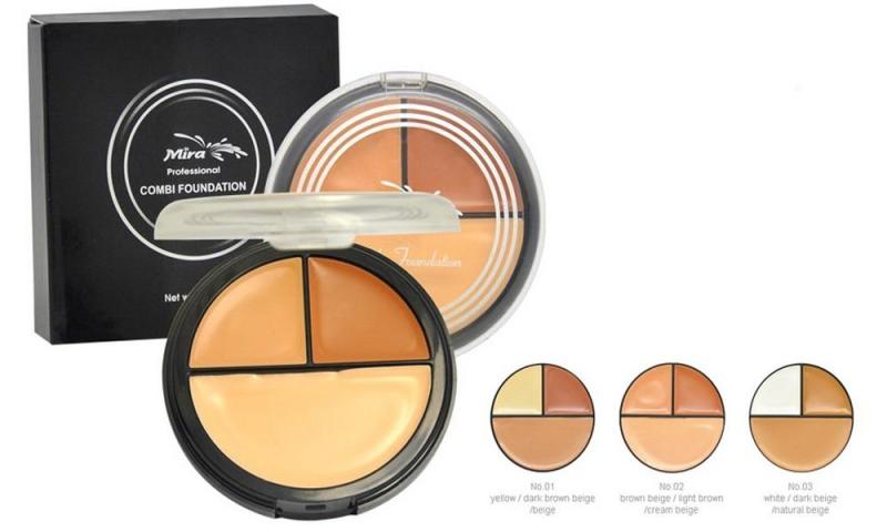 Kem tạo khối che khuyết điểm Mira Combi foundation