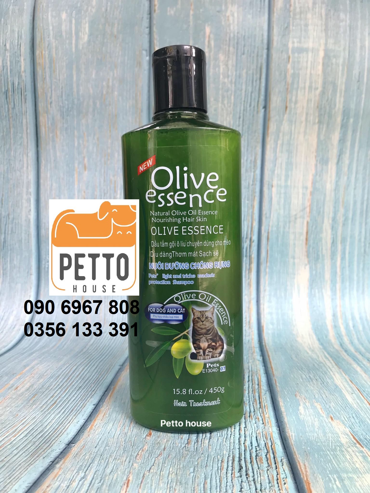 Sữa tắm cho chó mèo Olive Essence 450g