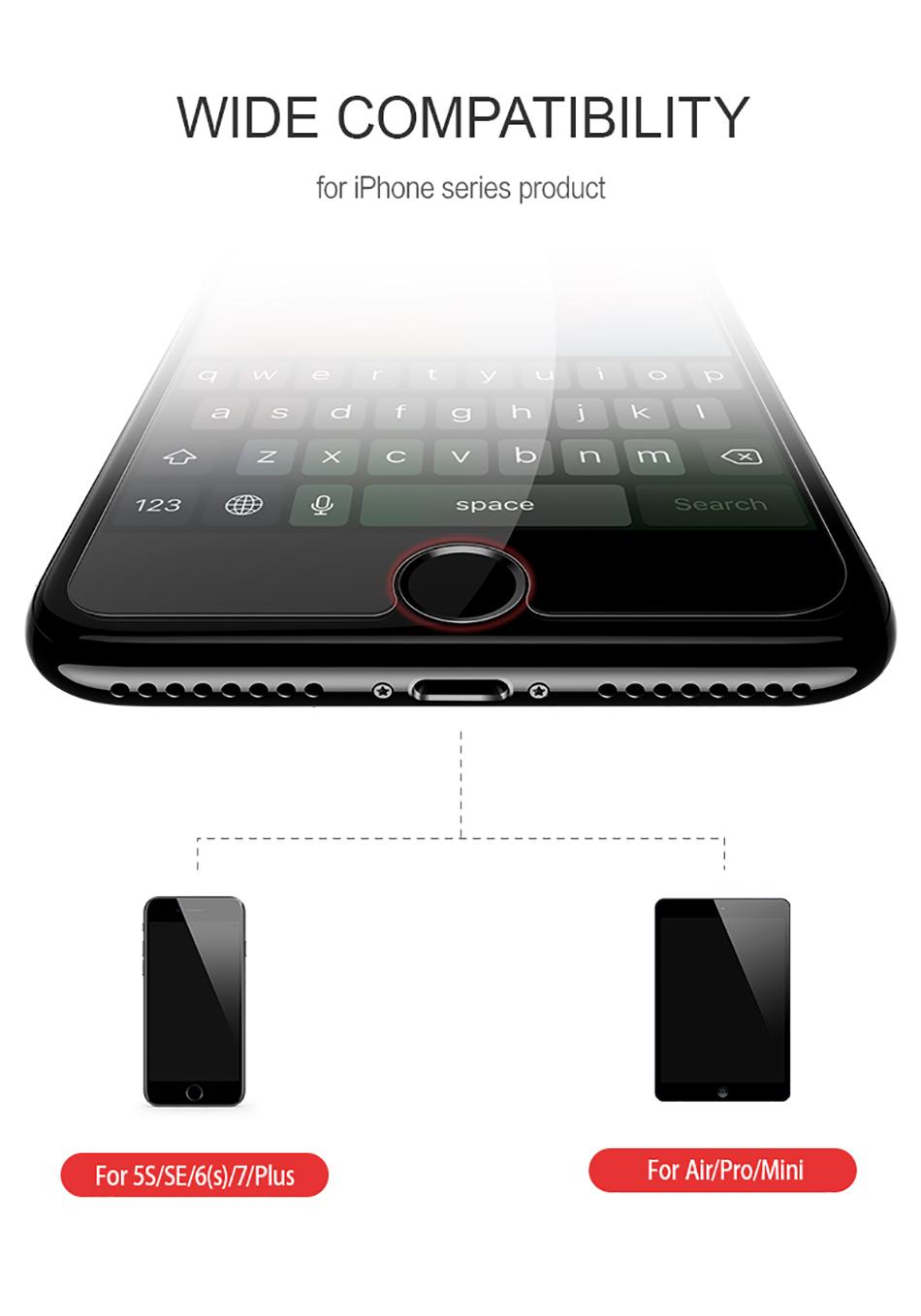 Nút Home iPhone giả hỗ trợ vân tay (Touch ID Button) (Đen)