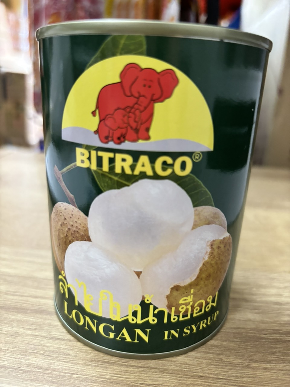 Nhãn ngâm Bitraco - Lon 565gr