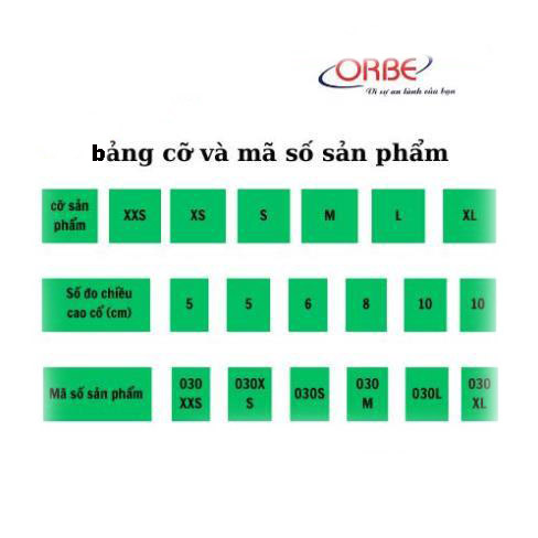 Nẹp cổ mềm orbe h1 hỗ trợ chấn thương đốt sống cổ