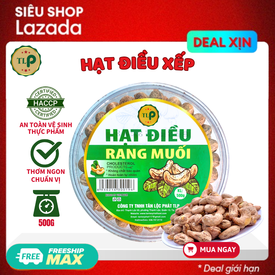 HẠT ĐIỀU XẾP HOA TÂN LỘC PHÁT