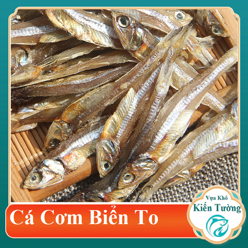 1kg khô cá cơm trắng ngà vị vừa ăn cá cơm khô loại 1 bao ngon - vựa khô kiến tường khô cá cơm trắng ngà