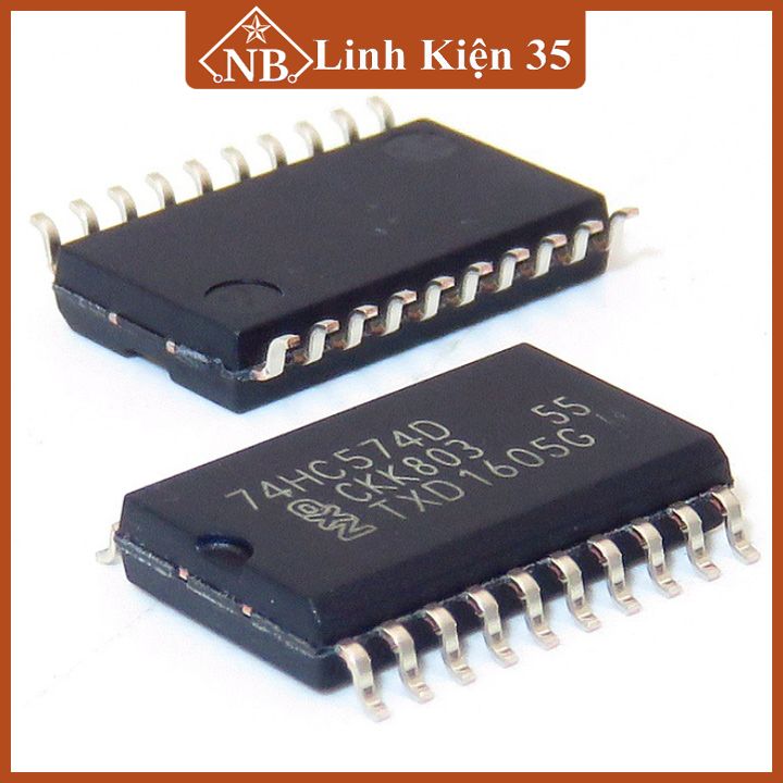 Ic chức năng 74HC574 DIP20/SOP20 Octal D-type F/F Edge-Trigg. Tri-State