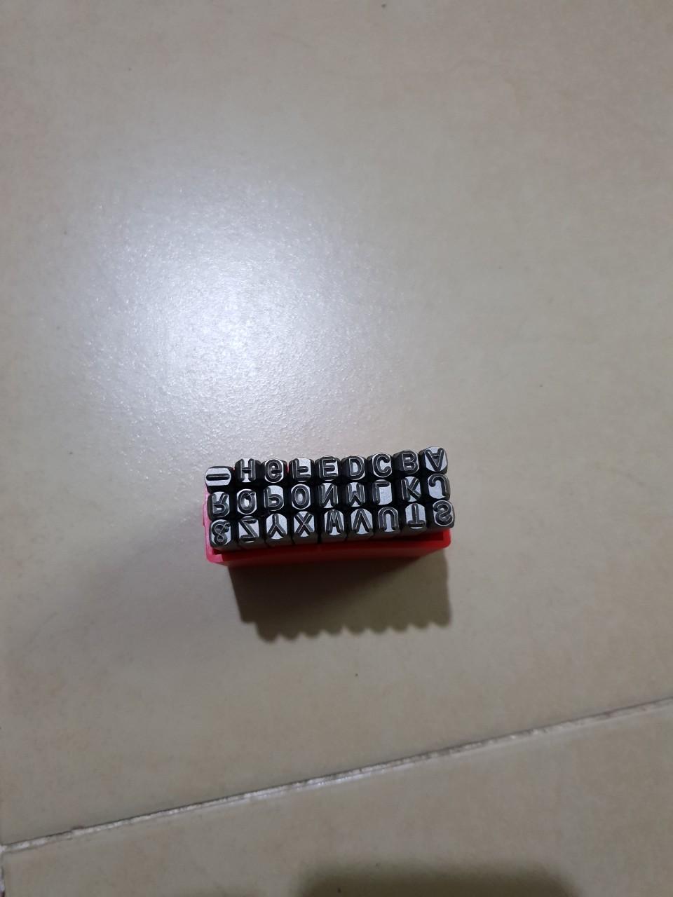 COMBO Bộ Đục Đóng Chữ Và Số