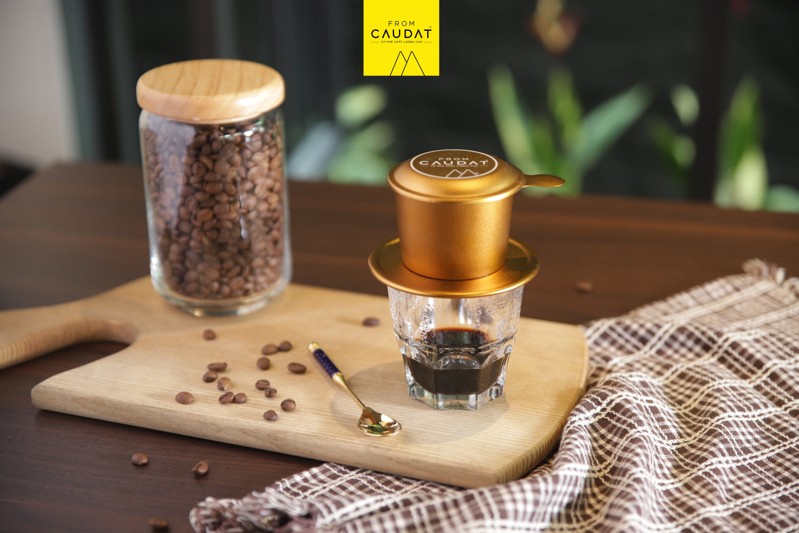 Phin nhôm cao cấp thương hiệu From Cầu Đất (FROM CAU DAT COFFEE)