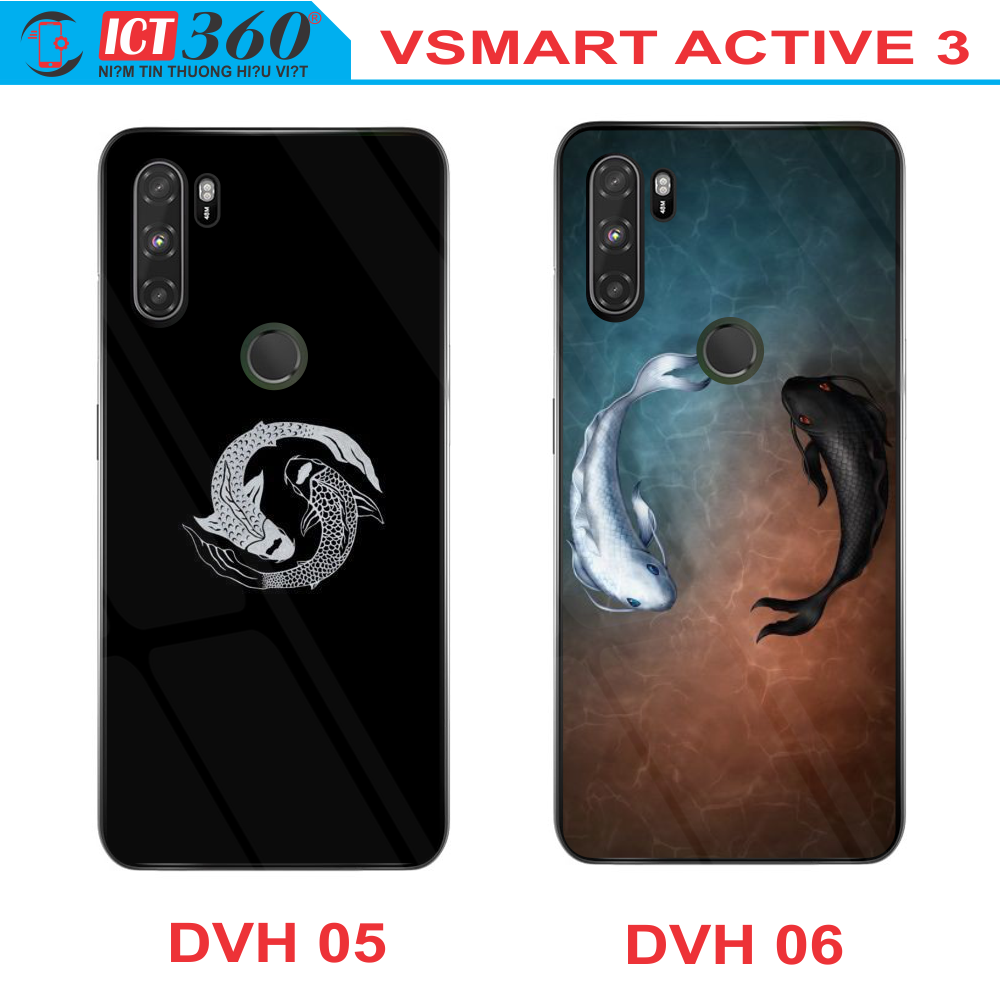 Ốp Lưng Kính VSMART ACTIVE 3 - in Theo Yêu Cầu ( Nhiều Hình)