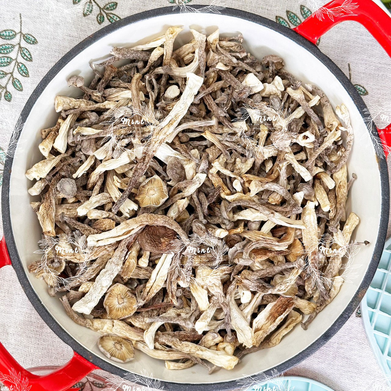 Nấm Lộc Nhung Khô (Nấm Nhung Hươu - Nấm Nhung Gạc) Túi 100Gr
