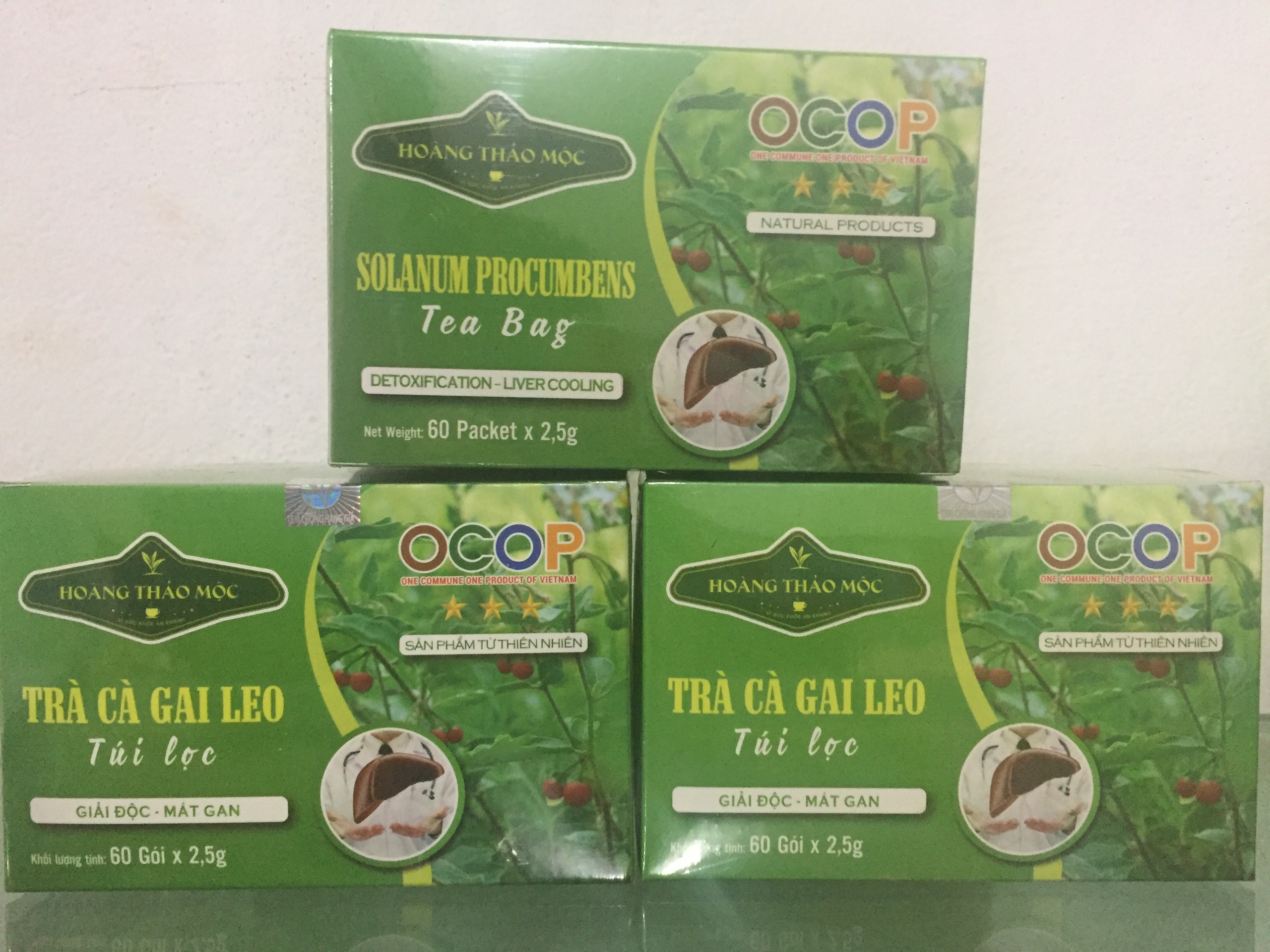 Trà cà gai leo túi lọc GIẢI ĐỘC GAN