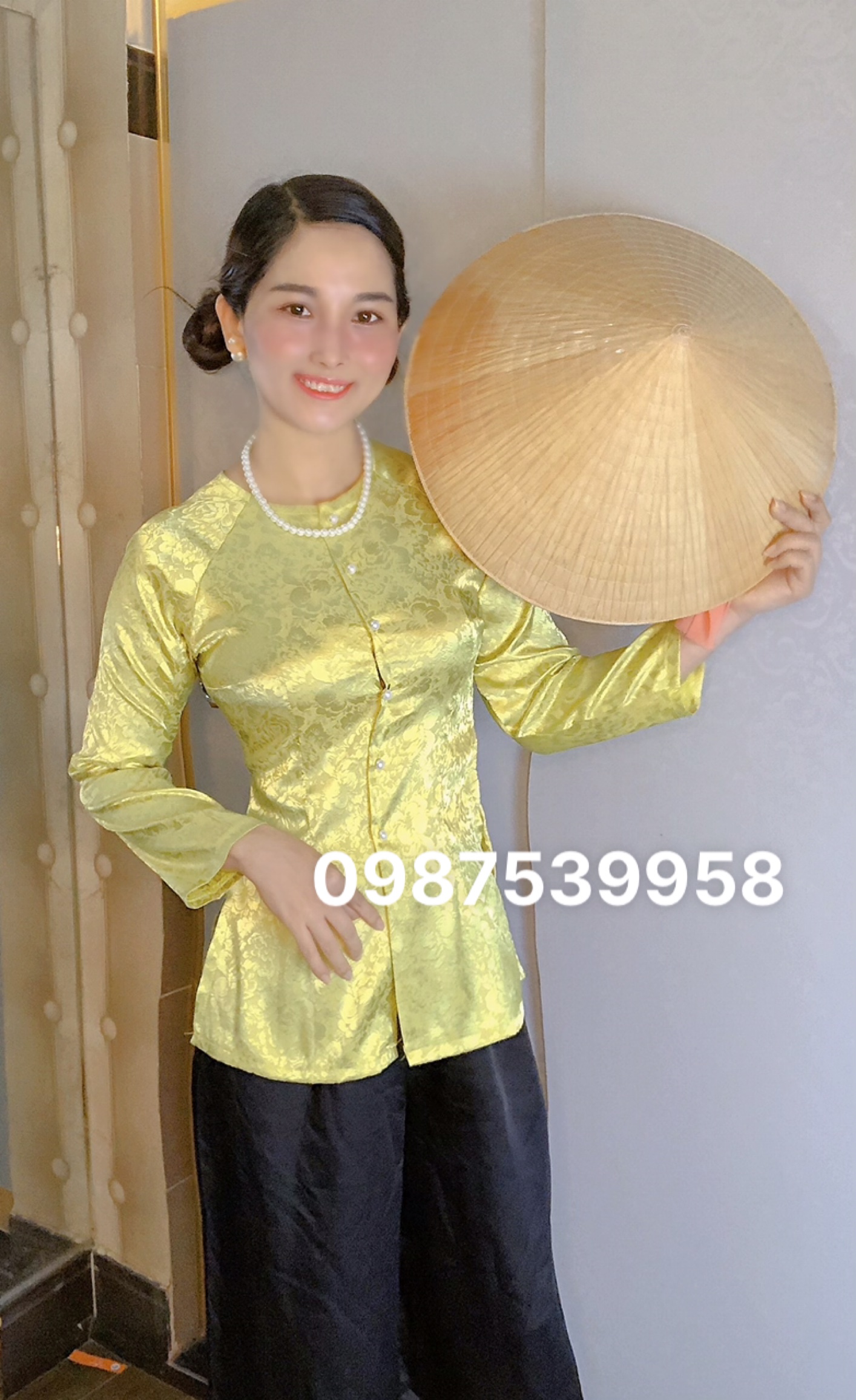 SÉT BÀ BA GẤM (KÈM QUẦN)