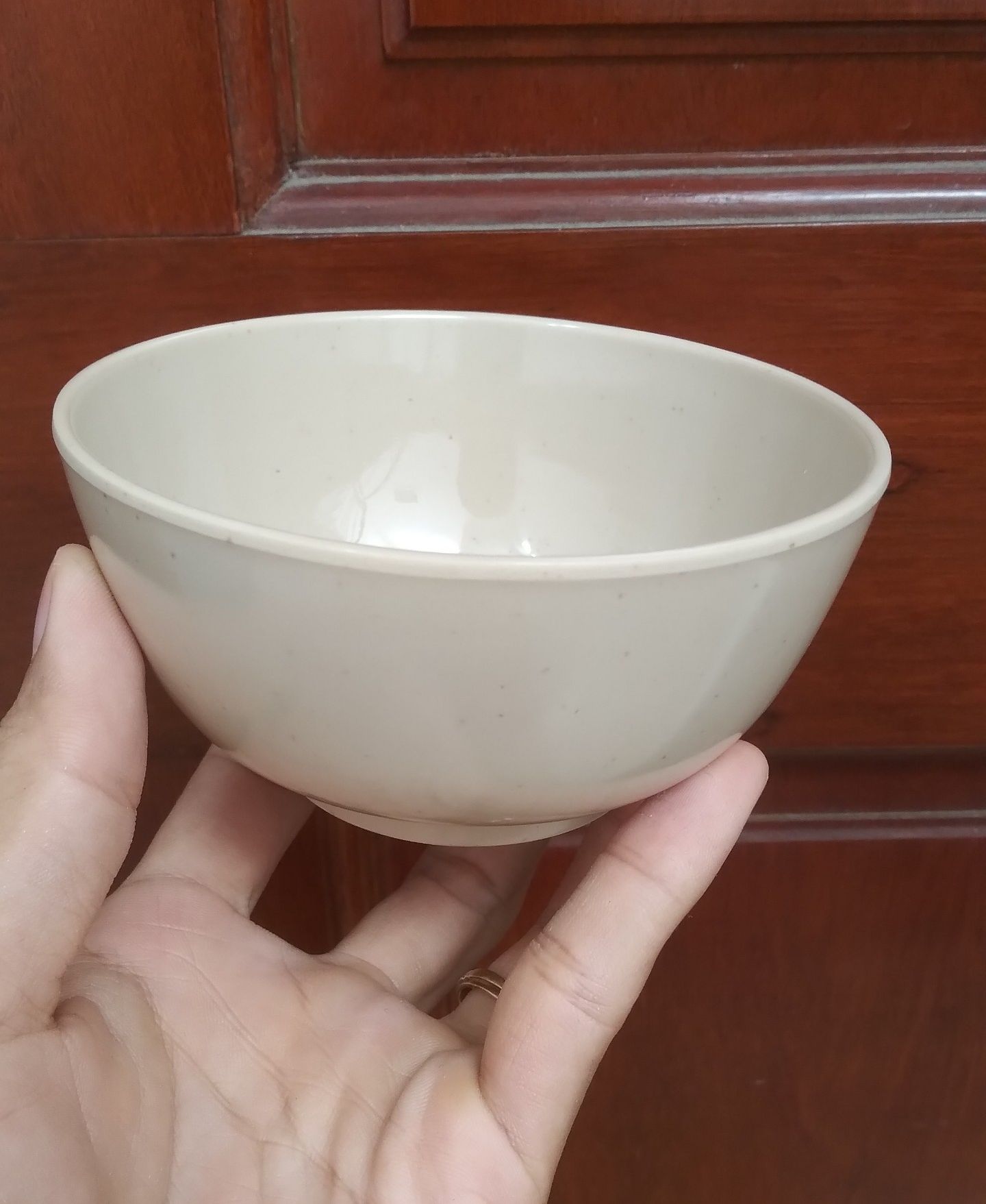 Chén(bát) đựng cơm,nước chấm nhựa Melamine màu Nâu nhiều Size