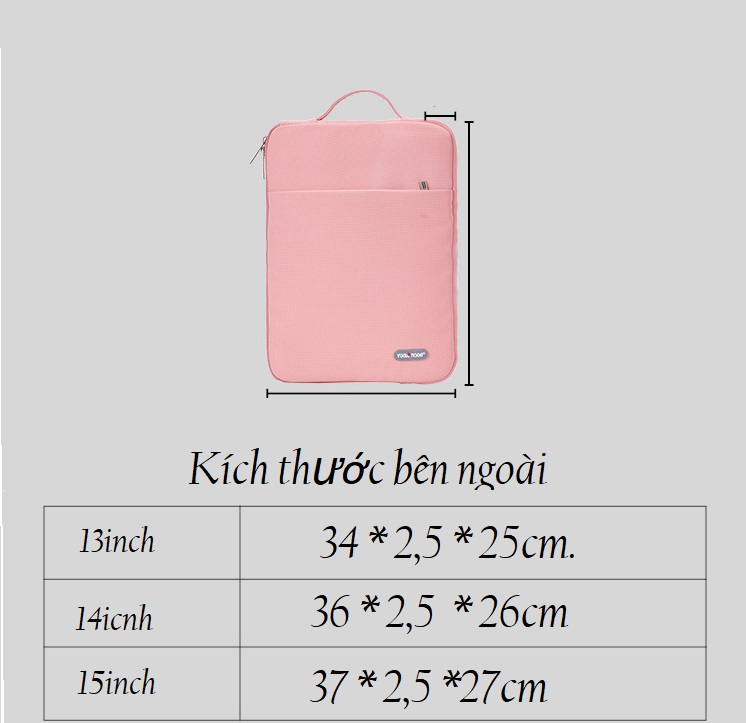 [HCM]Túi đựng laptop Macbook YueLongda.