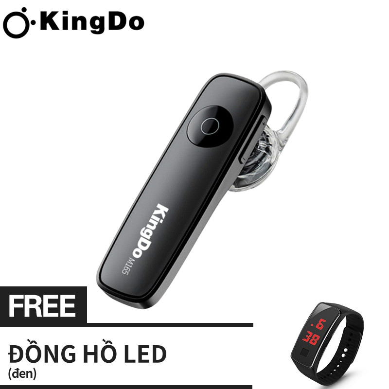 【Miễn phí Đồng hồ led】Tai nghe Bluetooth headset music M165, đàm thoại
