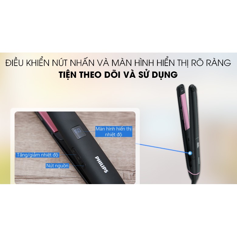 Máy kẹp tạo kiểu tóc Philips BHS675 hãng phân phối