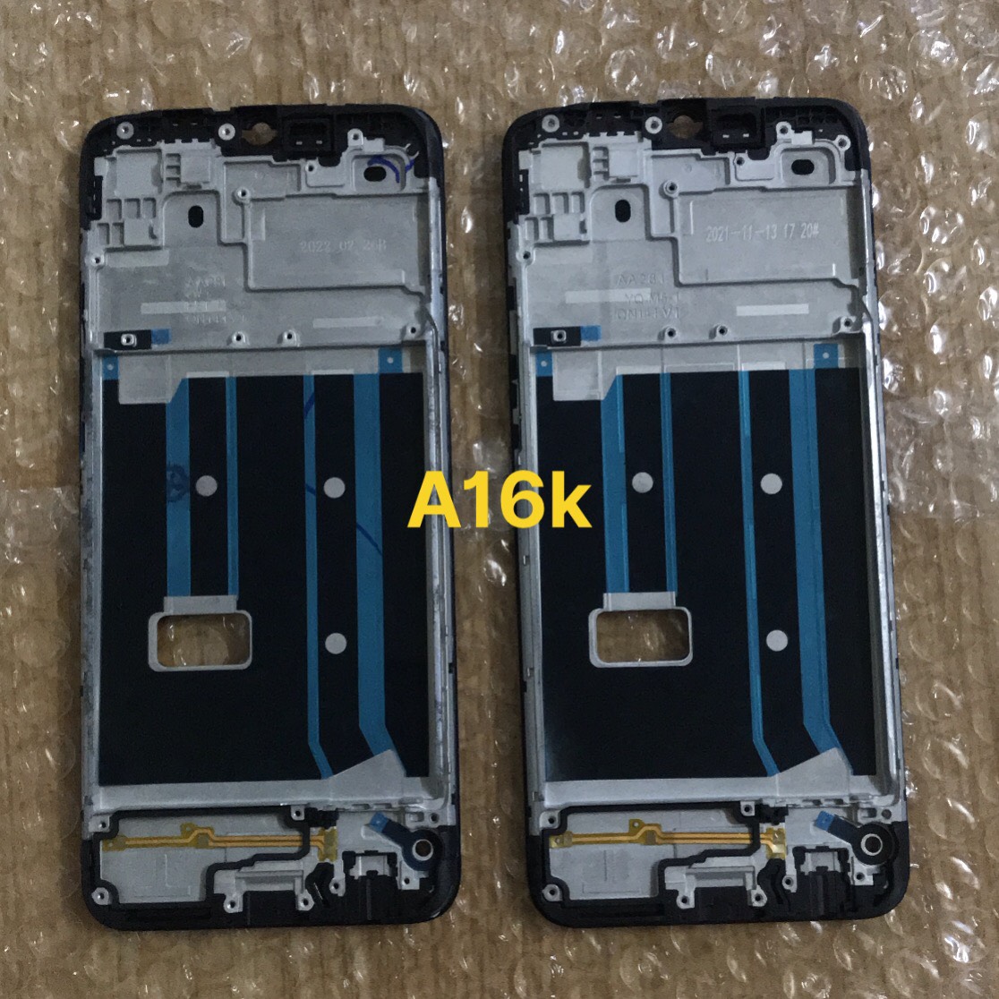 Khung xương / sườn đỡ màn oppo a16k zin