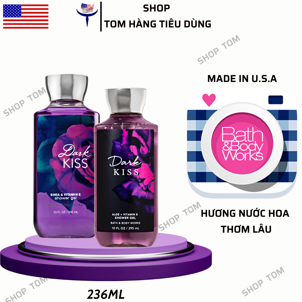 Sữa tắm Bath & Body Works DarK Kiss 295ml