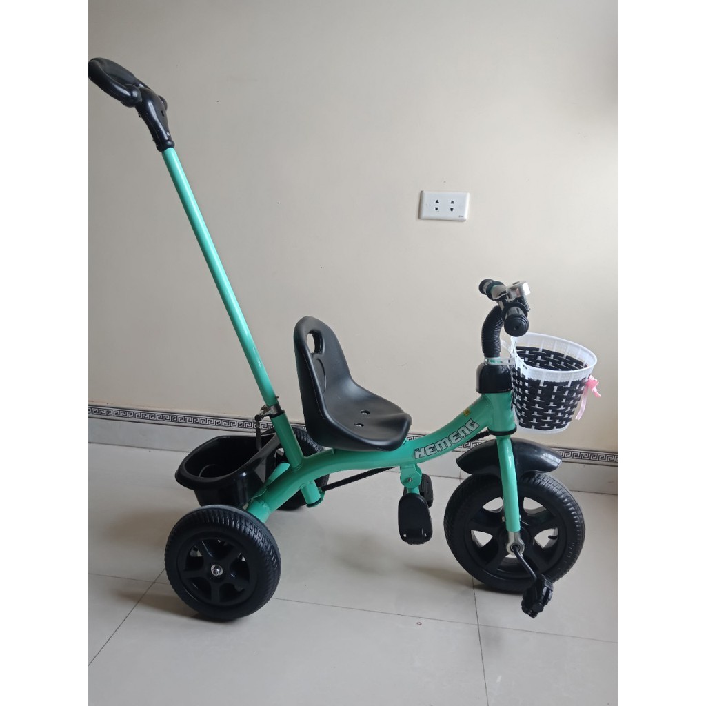 XE ĐẠP 3 BÁNH CÓ GIỎ CẦN ĐẨY TAY