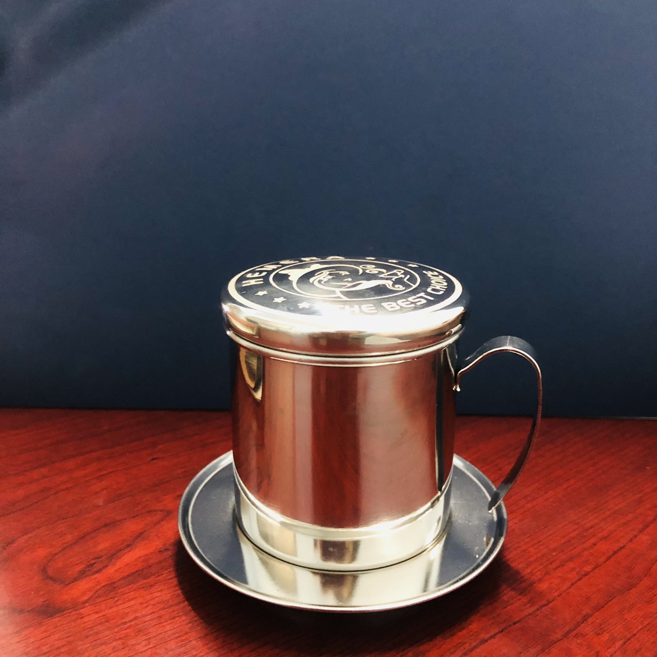 Phin pha cà phê Inox cao cấp Hemera (Màu trắng)