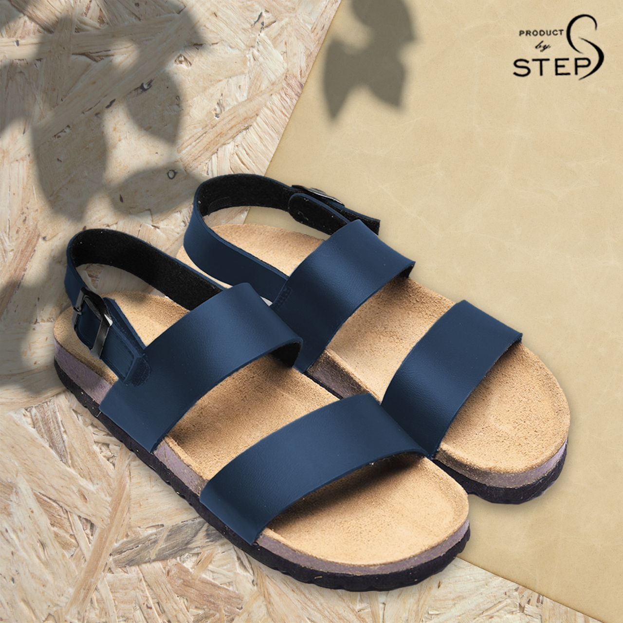 [Sandal] Giày đế trấu Unisex Giả da quai đôi (size 35-45)