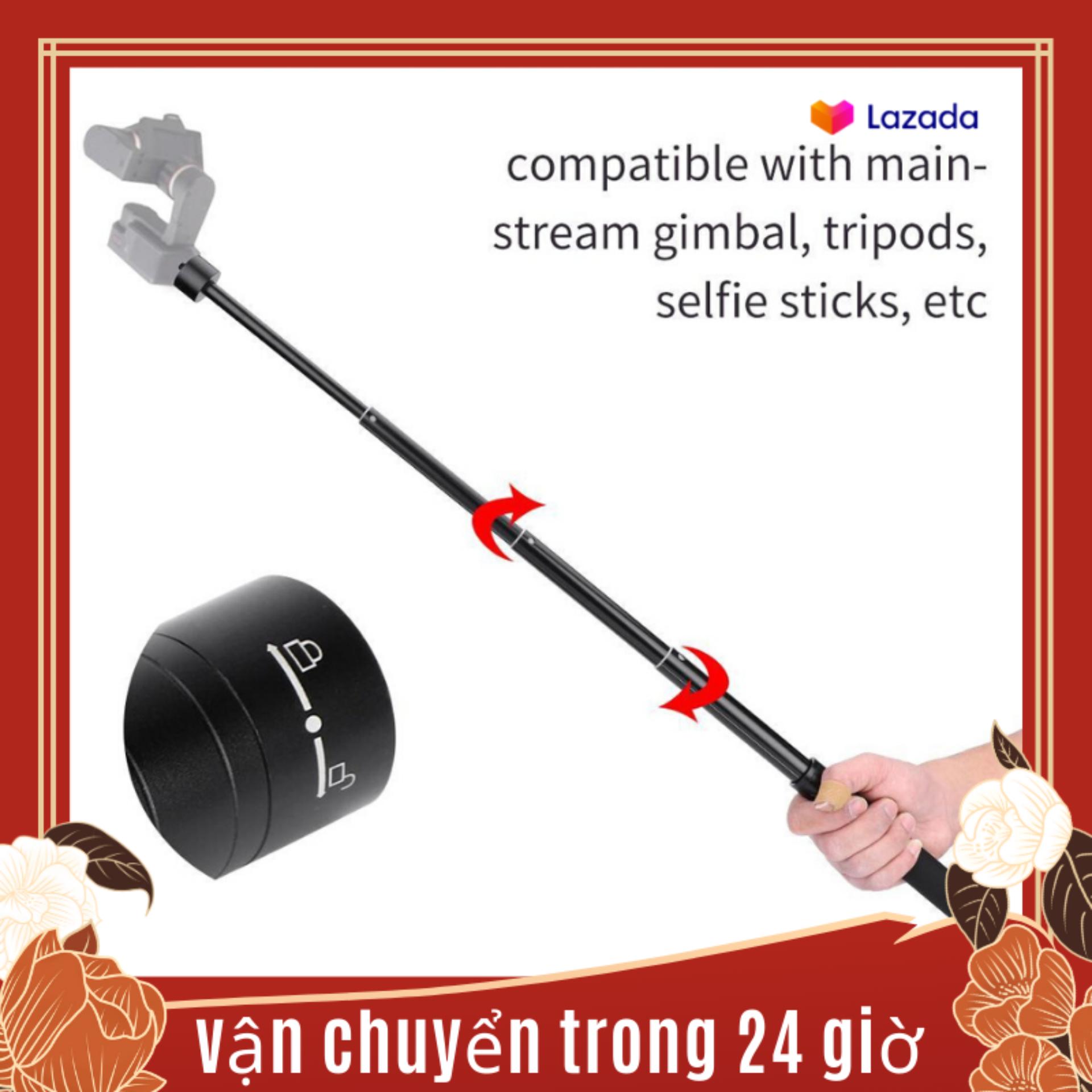Aluminum Alloy Gimbal Selfie Stick Extension Rod 1/4'' Screw Extender Pole for DJI Zhiyun