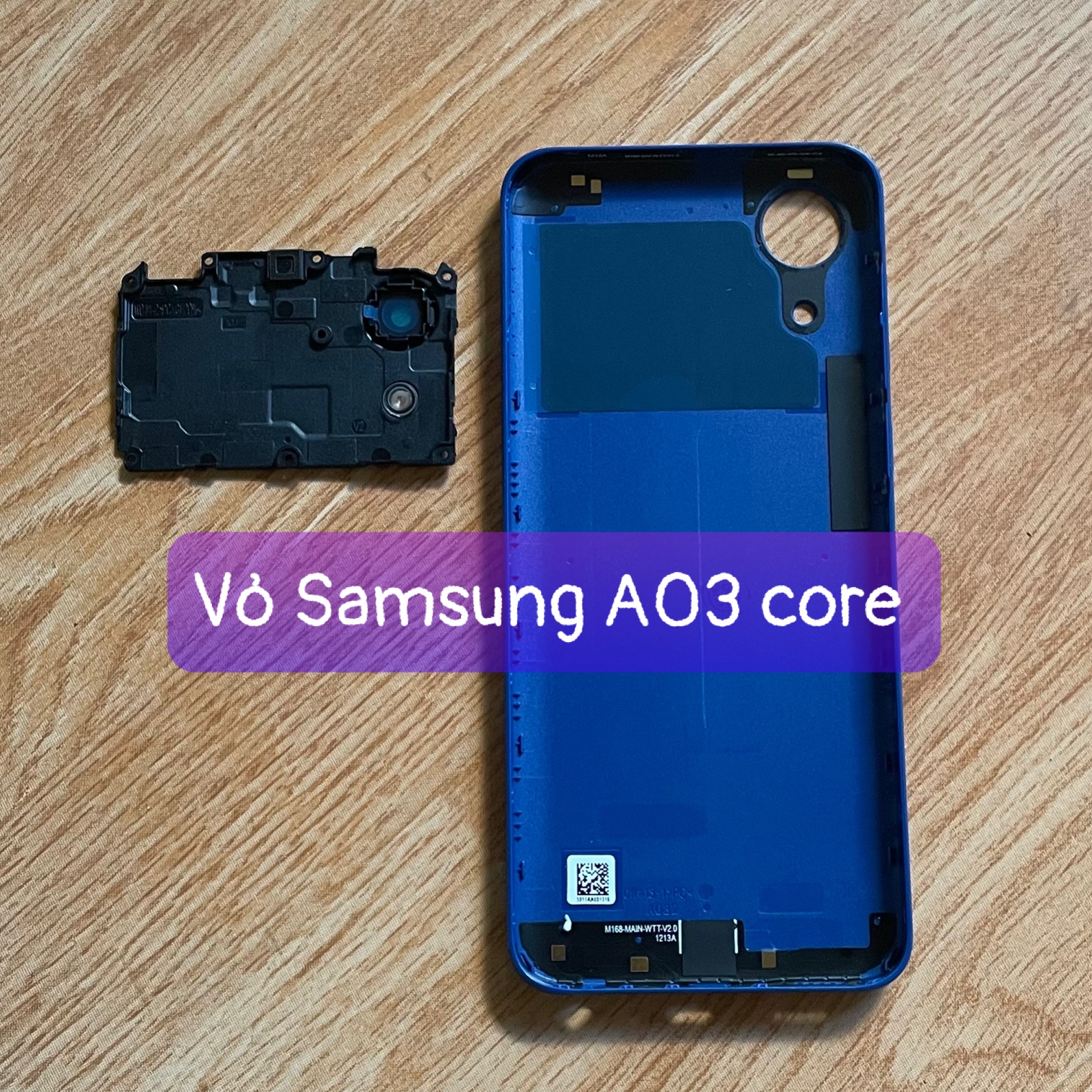Original Samsung A03 Core Back Cover, with Sim Tray, Camera Glass