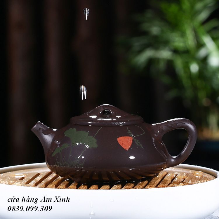 Ấm Tử Sa Nghi Hưng Thạch Biều 220 ml