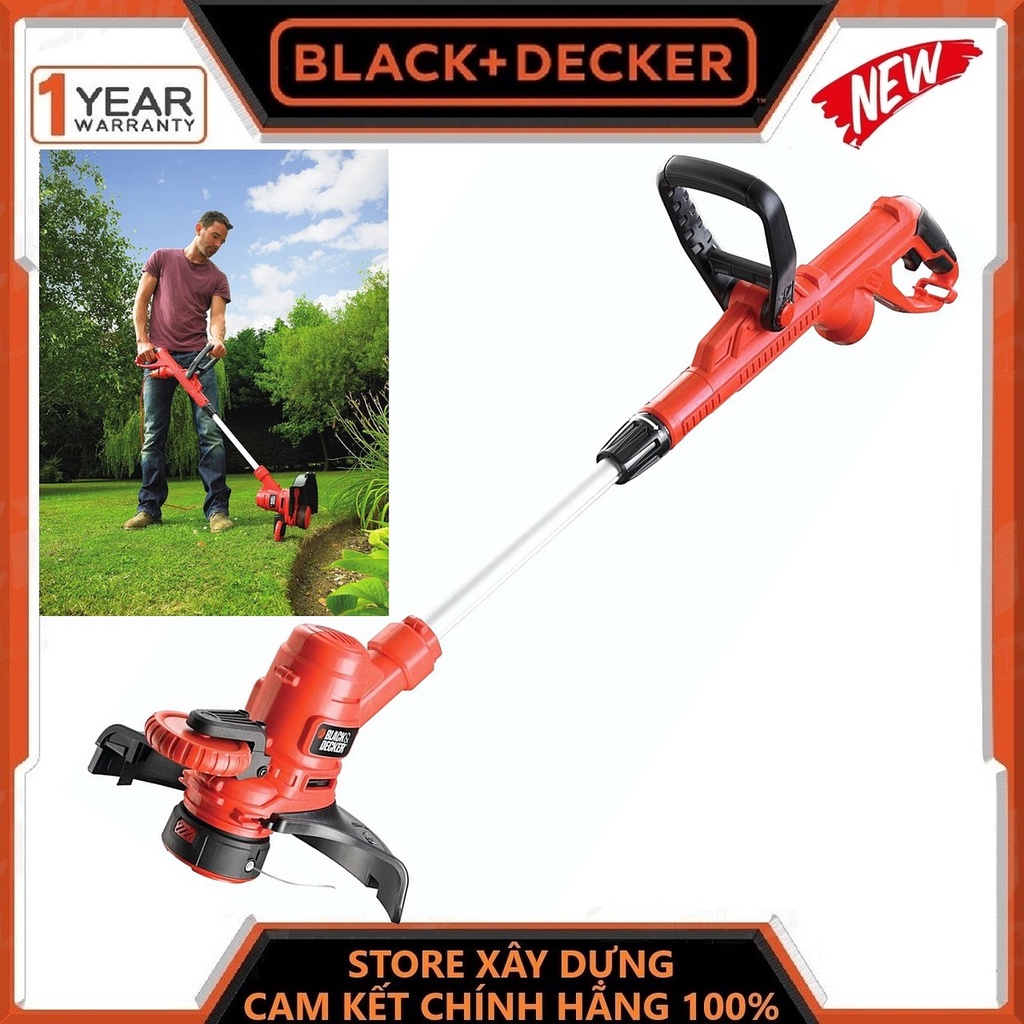Máy cắt cỏ cầm tay 550w black & decker gl5530-b1- hàng chính hãng