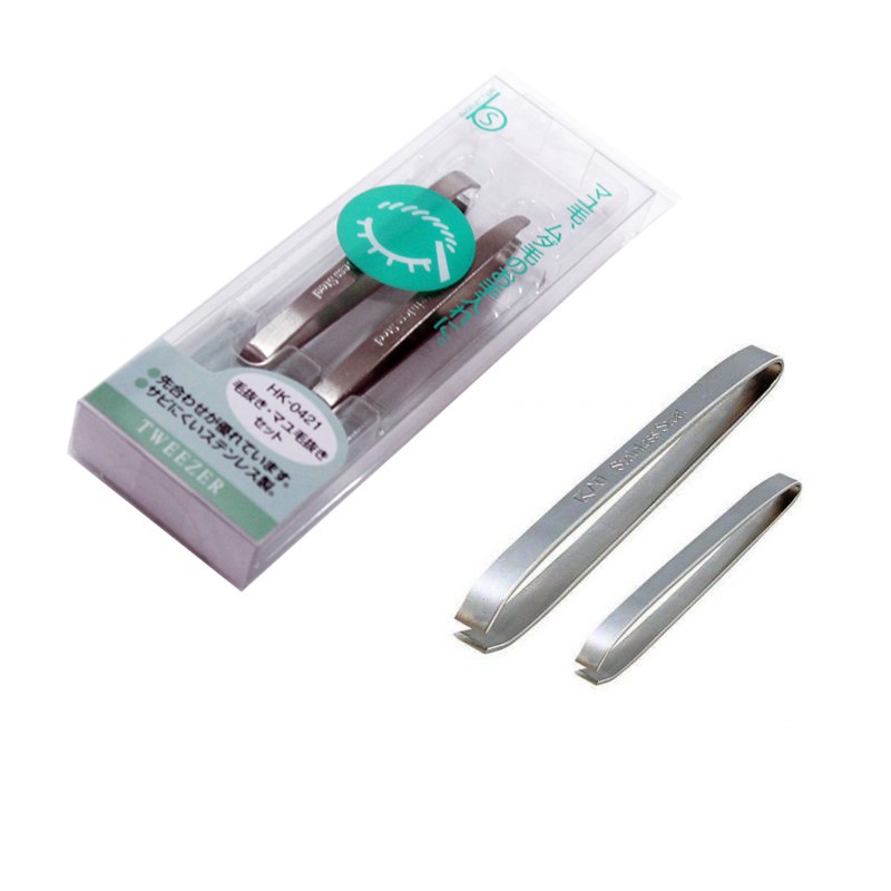 Set 2 nhíp inox KAI nhập khẩu từ Nhật - Thép không gỉ