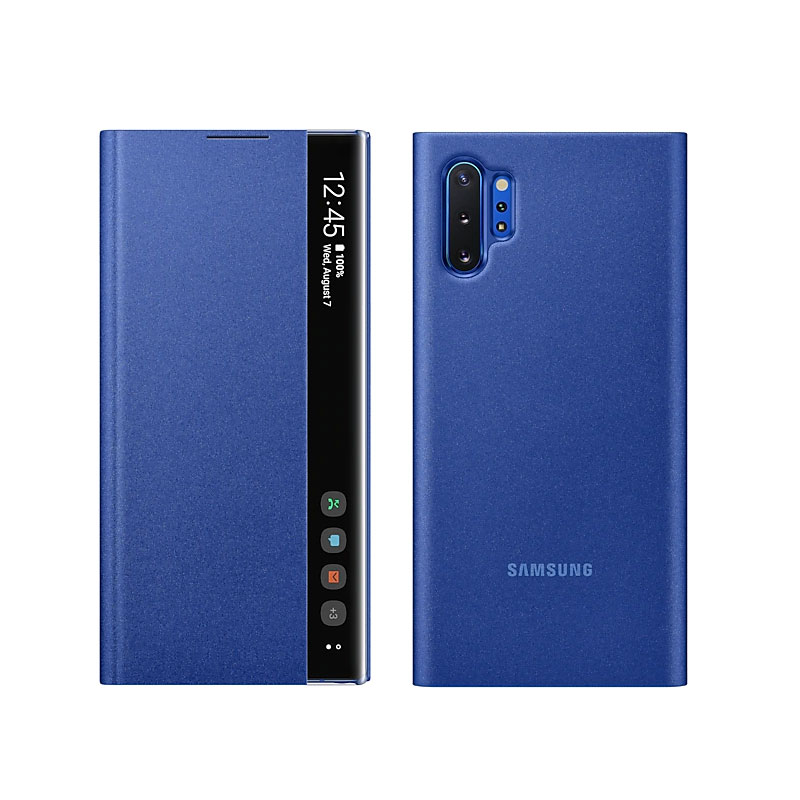 Bao Da Clear View Dành Cho Samsung note 10, note 10 plus ( không chip cảm ứng )