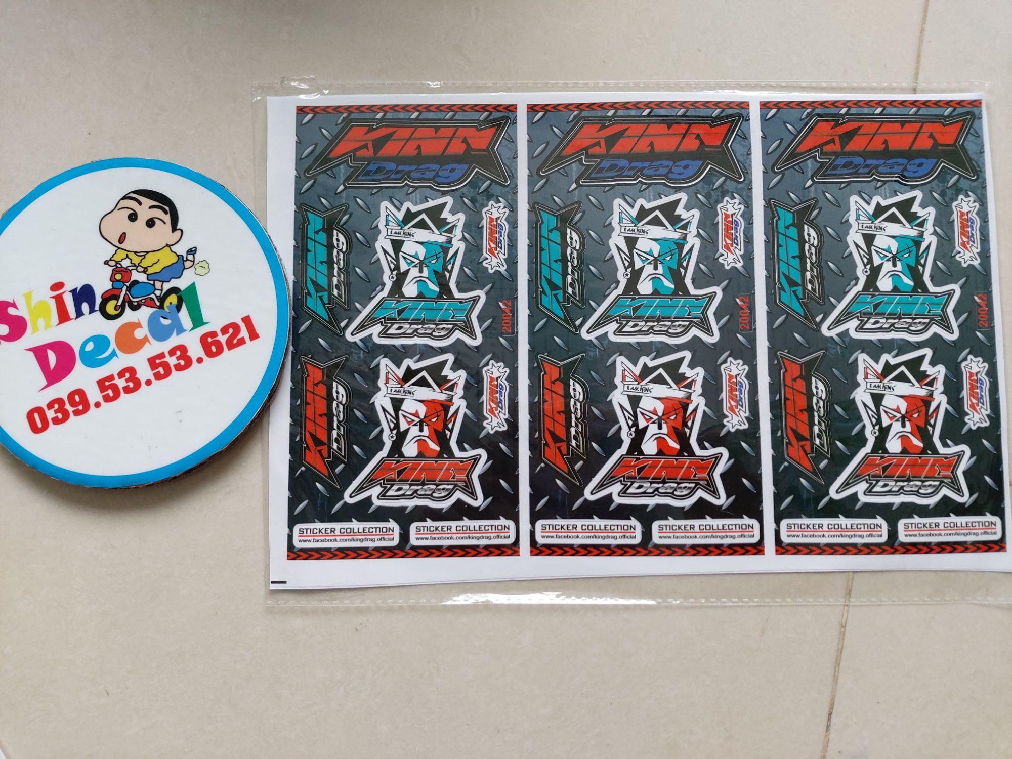 Trọn bộ logo mặt khỉ 9x18cm