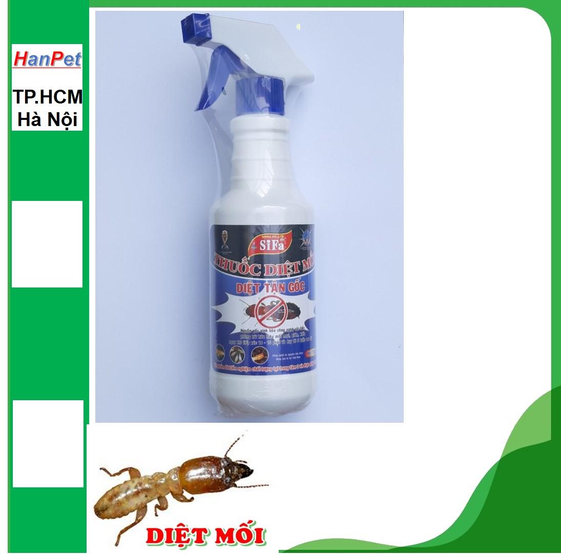 HCM - SIFA -Thuốc diệt mối dạng xịt tiện dụng chai lớn 500gr diệt mối và mọt gỗ an toàn và hiệu quả