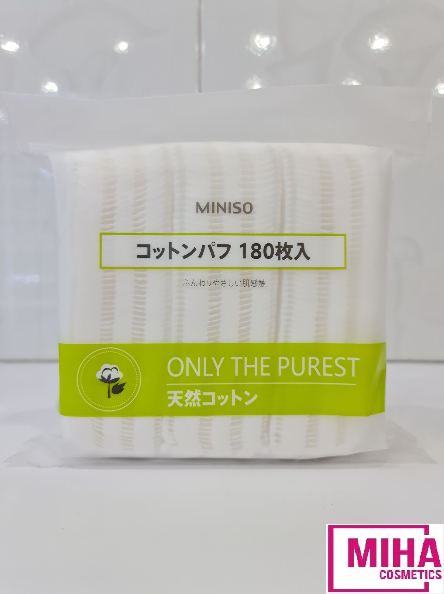 Bông Tẩy Trang MINISO Japan 180 Miếng