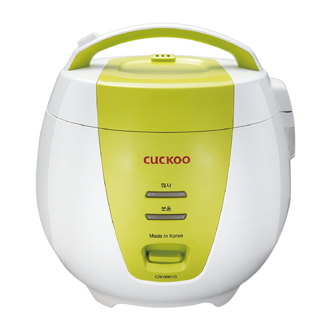Nồi cơm điện Cuckoo CR-0661 màu xanh - 1 lít