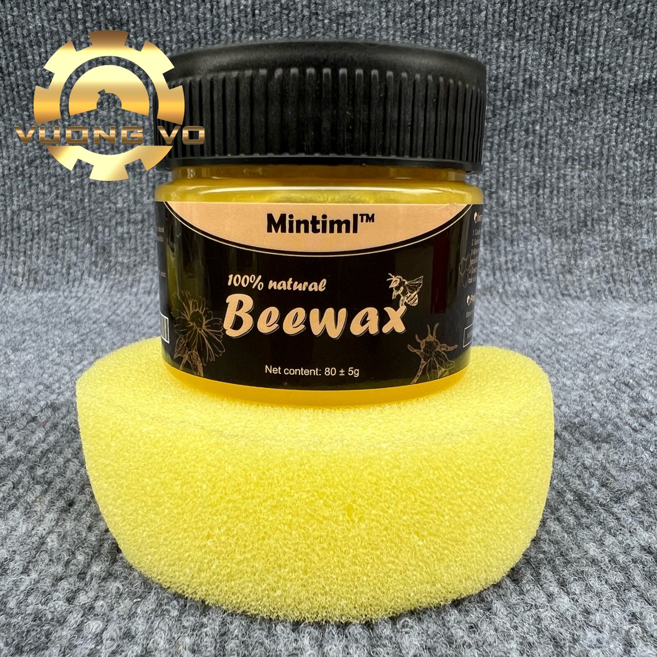 Combo Đánh Bóng Lồng Chim Sáp Ong-Bọt Biển-Nhám Trụ Carem Nỉ