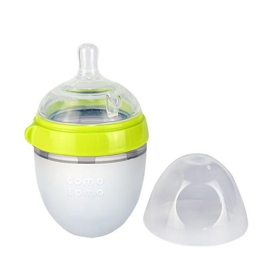 Combo 02 Bình sữa comotomo siêu mềm 150ml màu Xanh