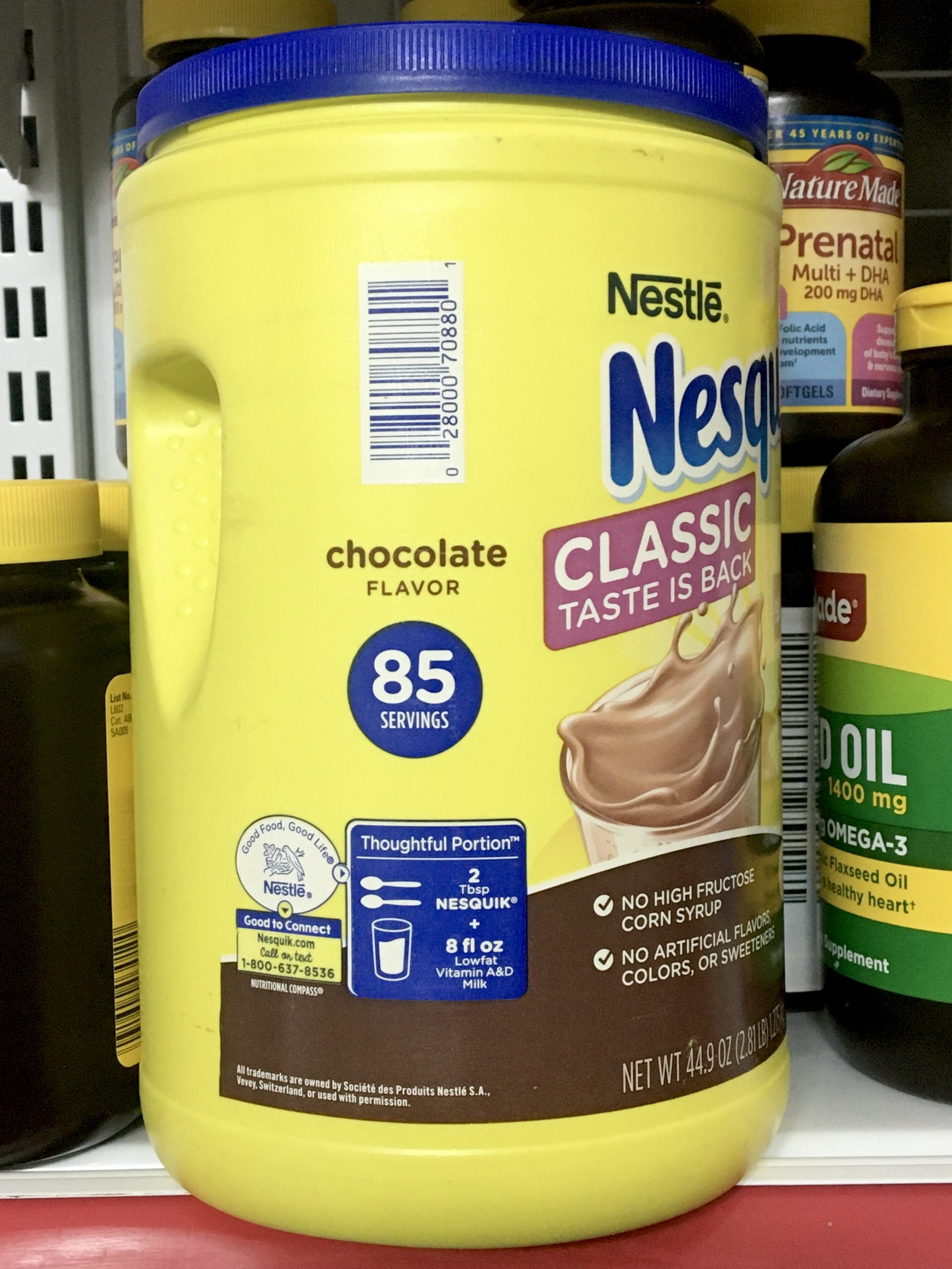 Bột sữa Socola Nestle Nesquik Chocolate 1.18kg