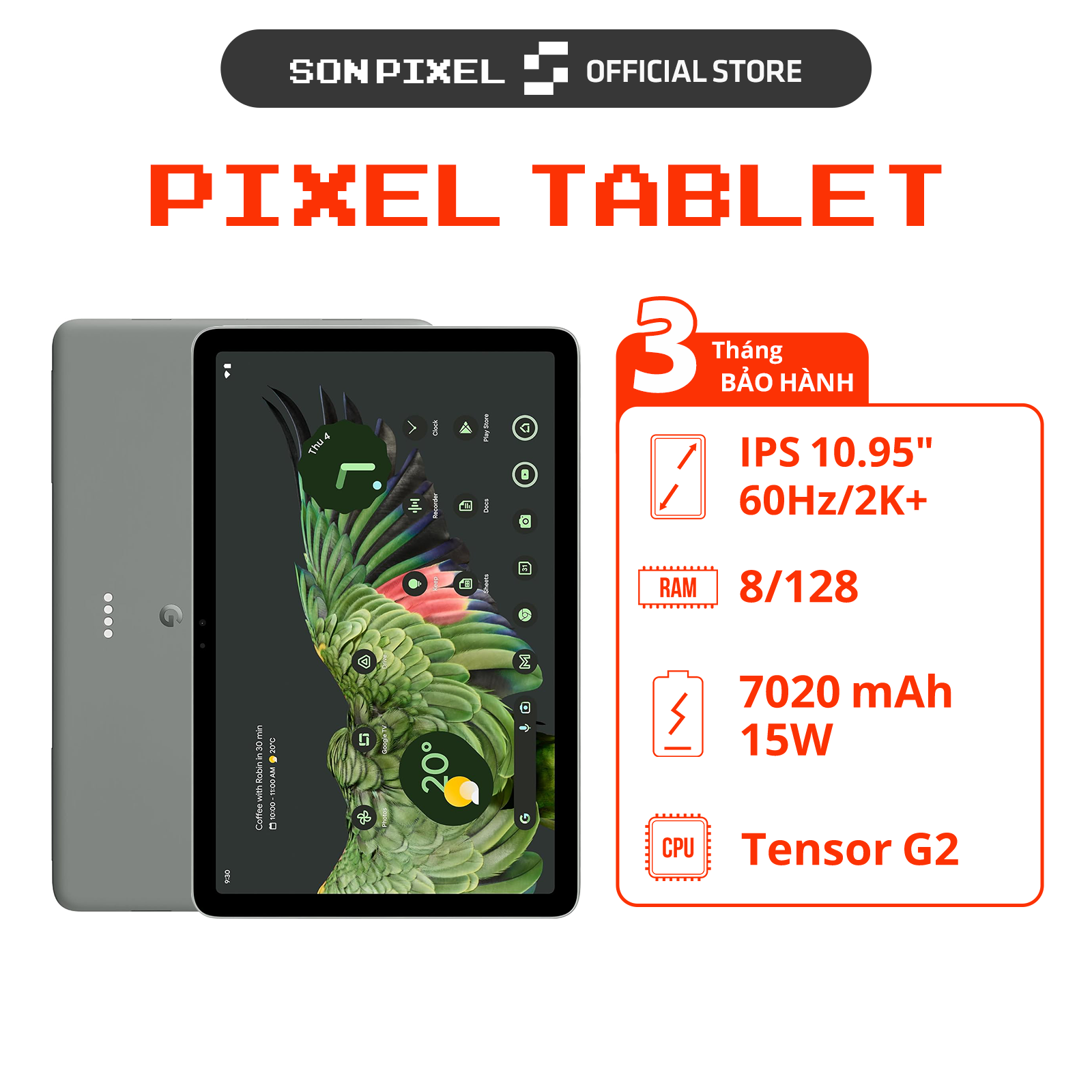 Google Pixel Tablet Chính Hãng, SonPixel