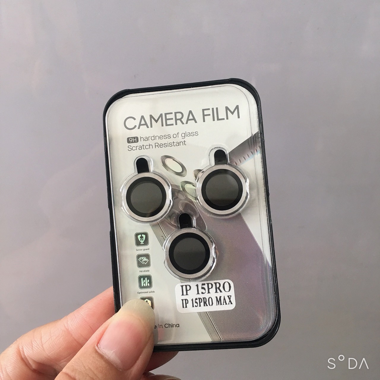 Dán vòng camera iPhone 15 Pro | 15 Pro Max bảo vệ camera( vòng kim loại) cao cấp