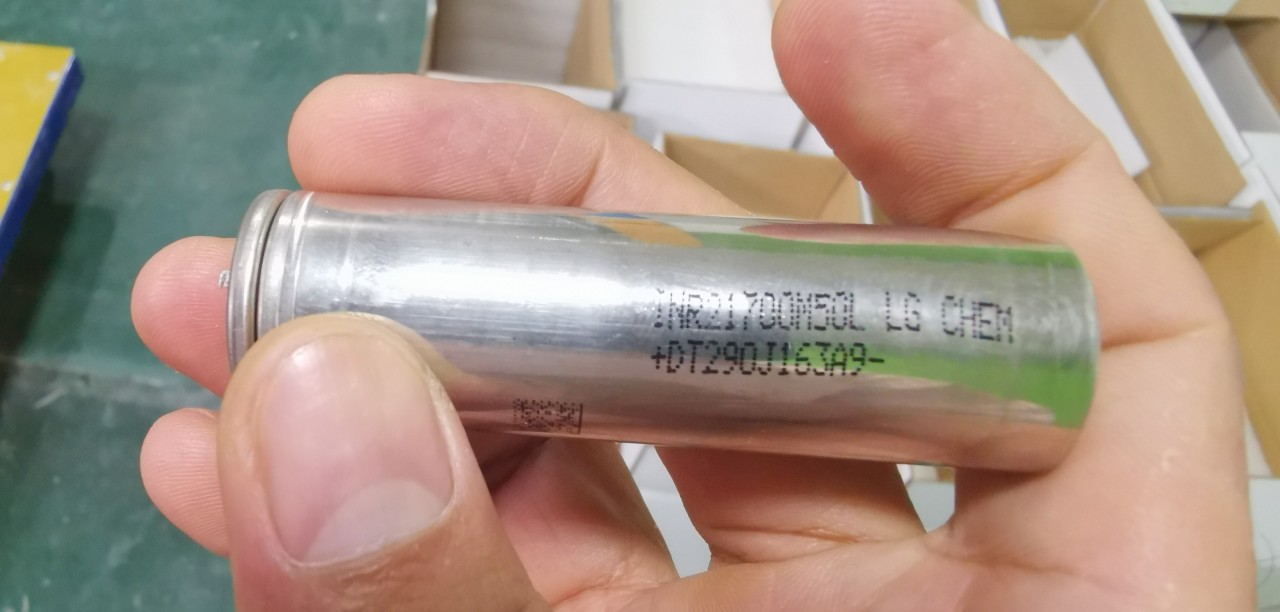 Pin Lithium-ion LG CHEM 21700-3,7V5000mAh