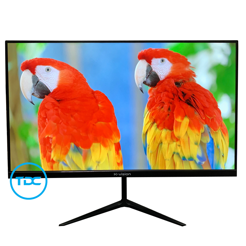 Màn Hình Gaming K-Vision 24 inch Phẳng, Màn Hình 27 inch Cong Full Viền FHD Tần Số 75Hz Màn Hình Chuyên Cho Game Thủ ,Dựng Video Youtube.... Bảo Hành 24 Tháng Cổng Kết Nối VGA, HDMI