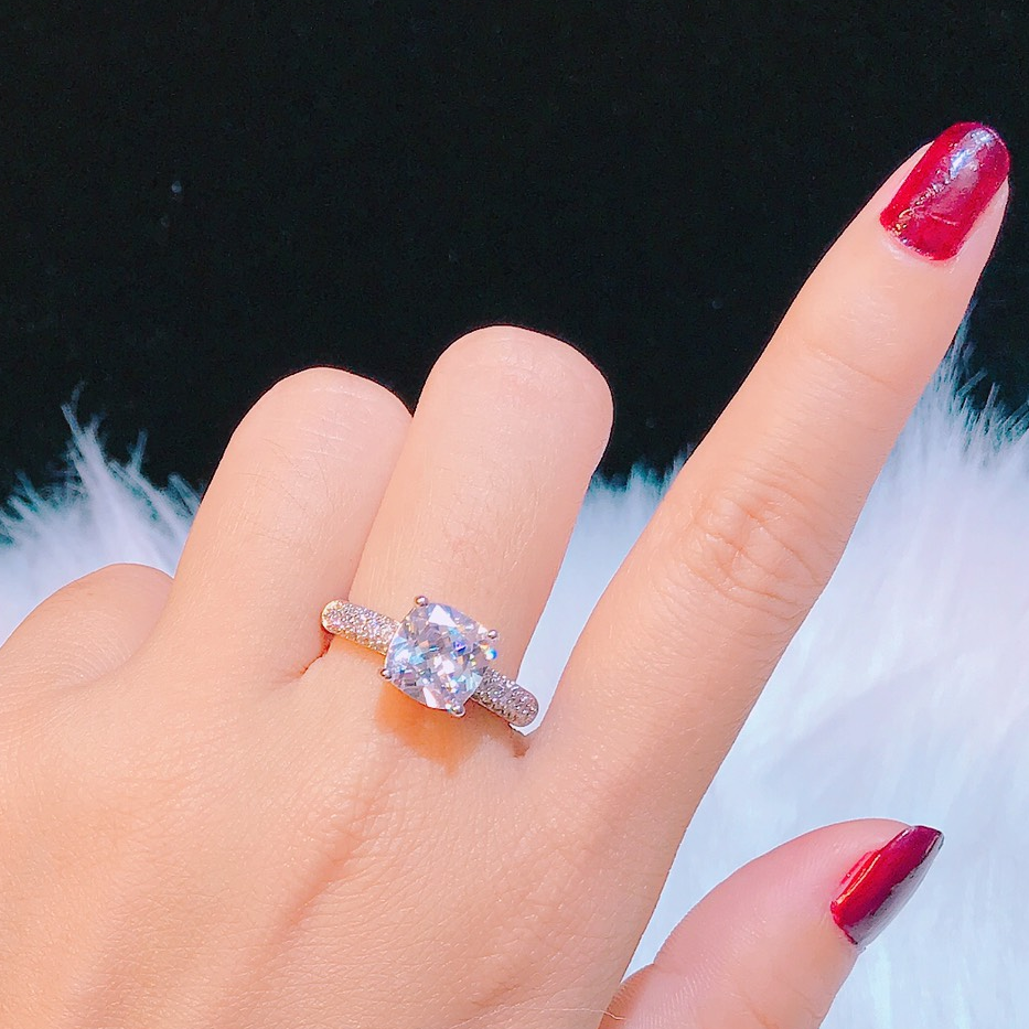 Nhẫn bạc nữ Gadoshop VN21041901 - đeo làm công sở cực sang chảnh và quý phái