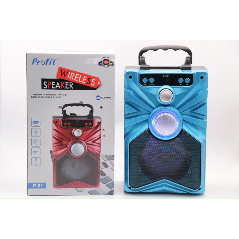 LOA BLUETOOTH KARAOKE P-93 TẶNG KÈM MICRO CÓ DÂY