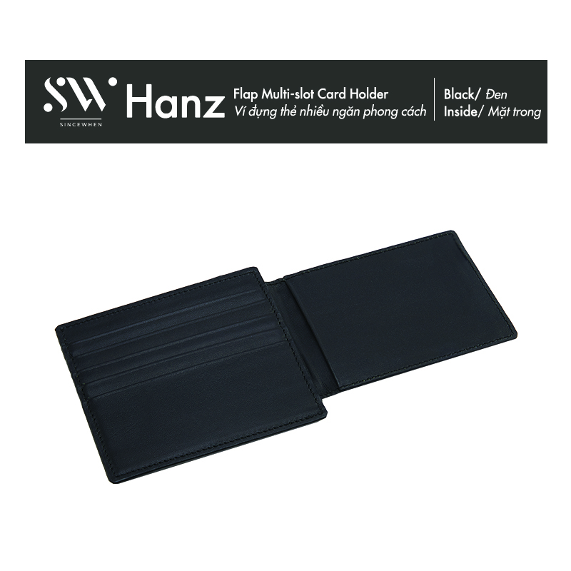 Ví đựng thẻ Sincewhen HANZ nhiều ngăn phong cách (Flap Multi-slot Card Holder)