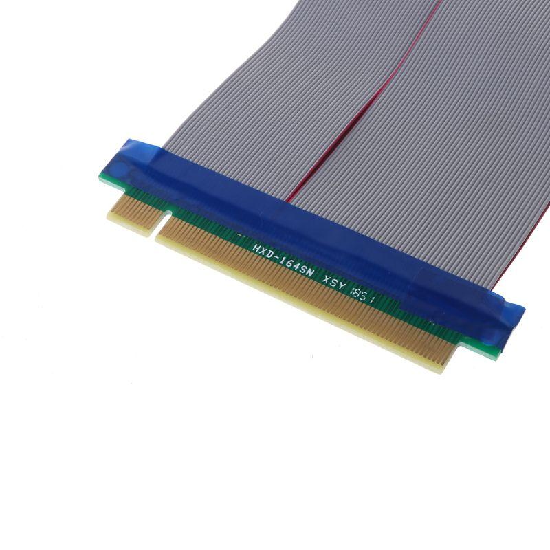 PCIe 16X PCI Express PCI-E 16X to 16X Riser Extender Card Adapter Flexible Cable