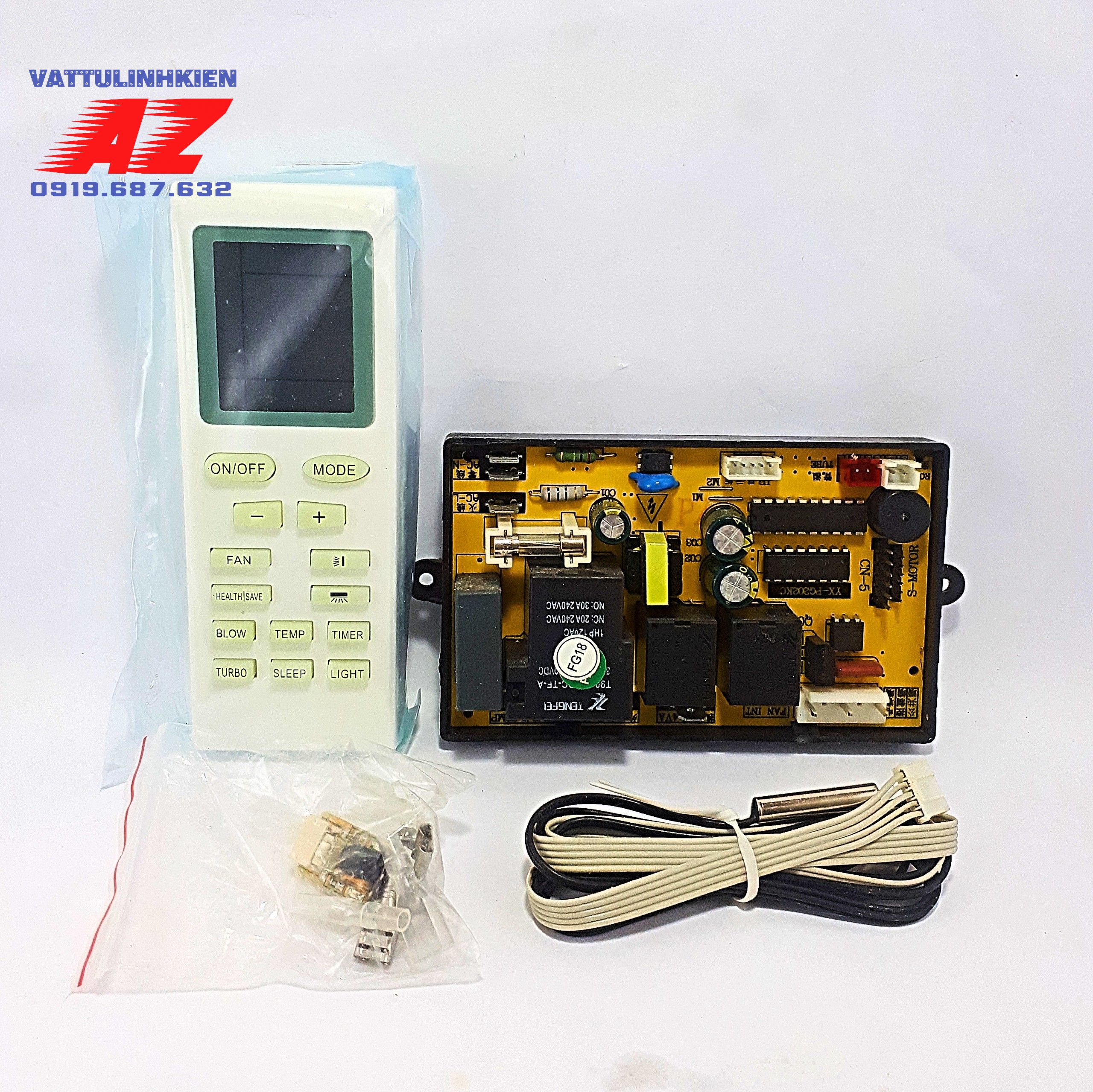 Board mạch điểu hòa đa năng 6 dây YX-PG202KC