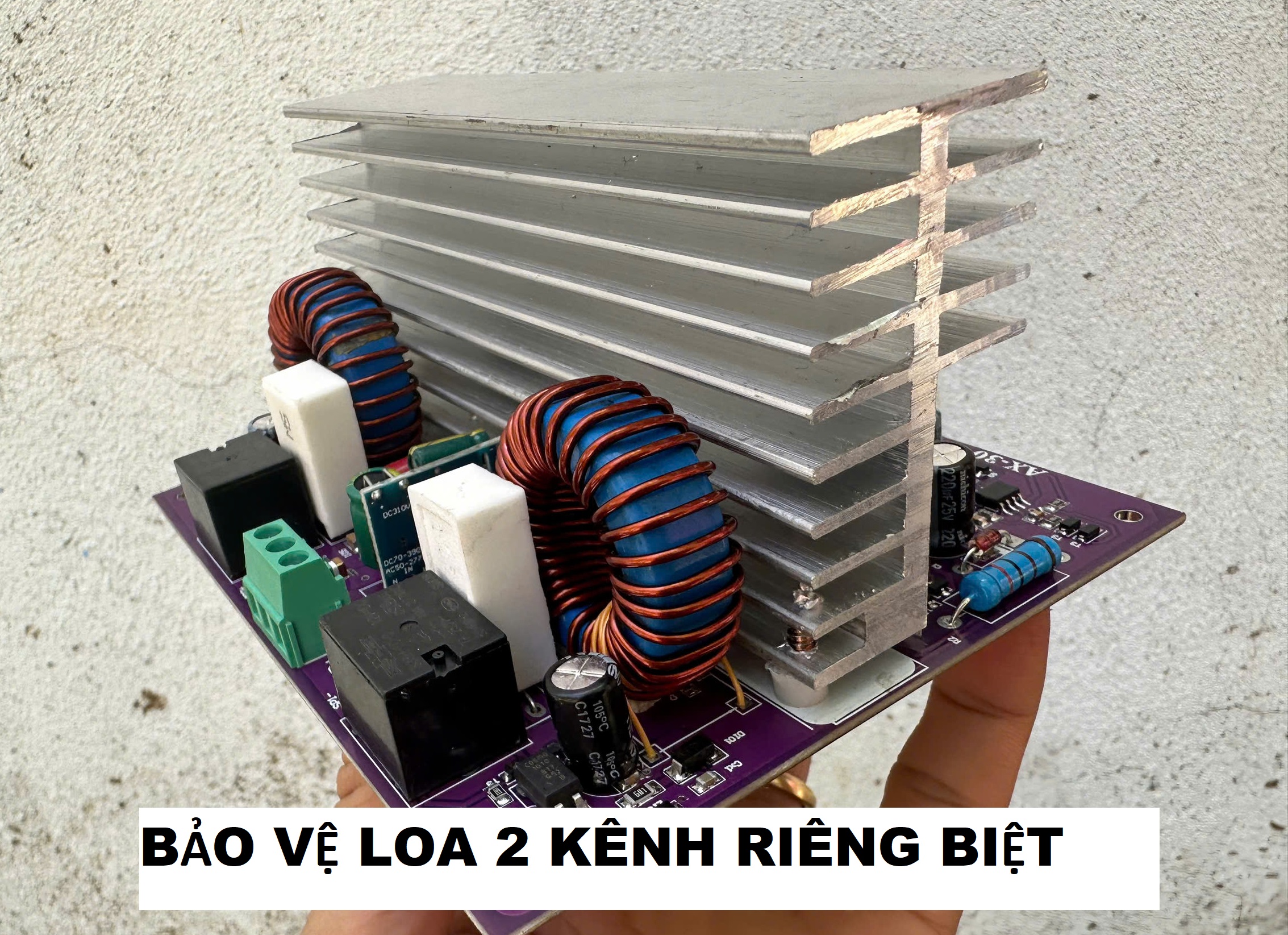 Mạch công suất class D 2 kênh 3000W