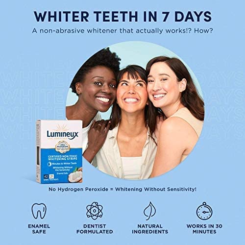 [Hàng Mỹ] Miếng dán trắng răng Lumineux Oral Essentials Teeth Whitening Strips